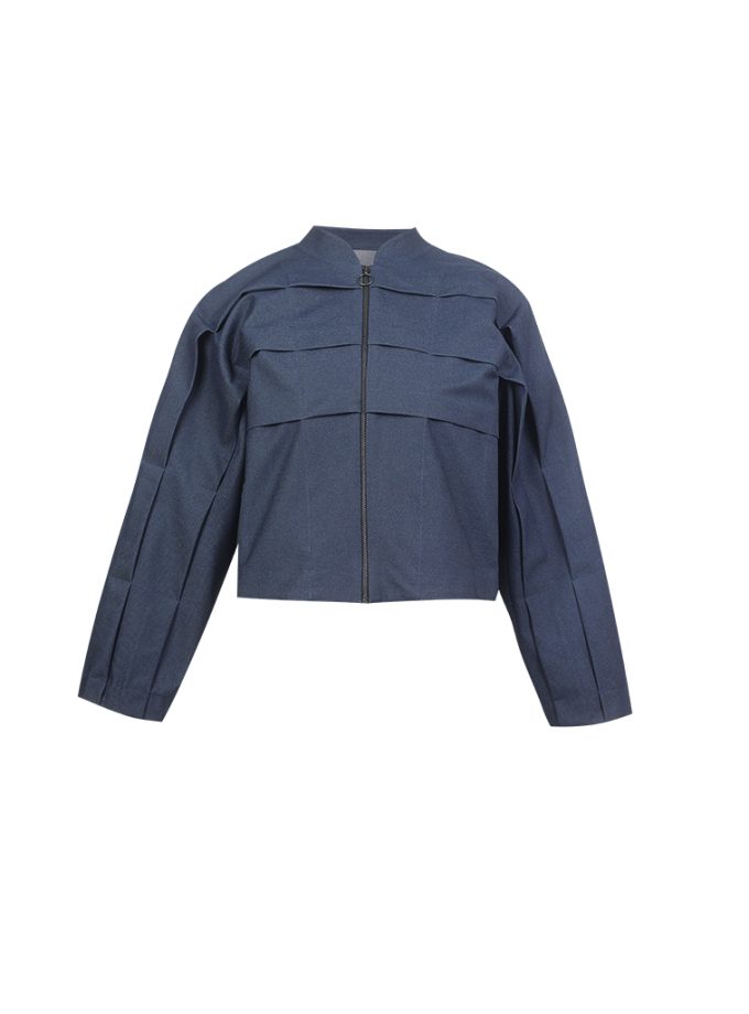 AW25 Stripe Volume Draping Jacket JK-8250805<span> - </span>Navy, XL