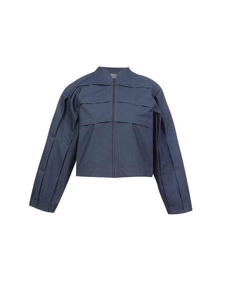 AW25 Stripe Volume Draping Jacket JK-8250805 - Image 10