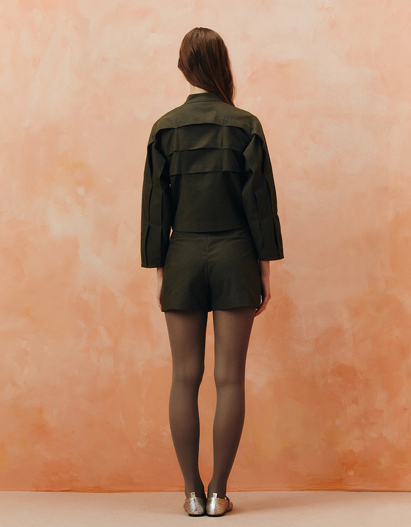 AW25 Classic Color Denim Shorts Pants PN-8250807 - Image 6