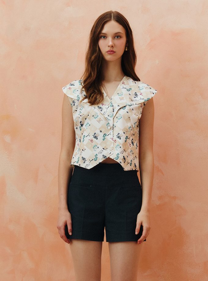 AW25 Classic Color Denim Shorts Pants PN-8250807