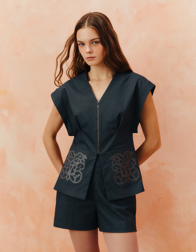 AW25 Azulejo Vest Vest VS-8250806 - Image 2