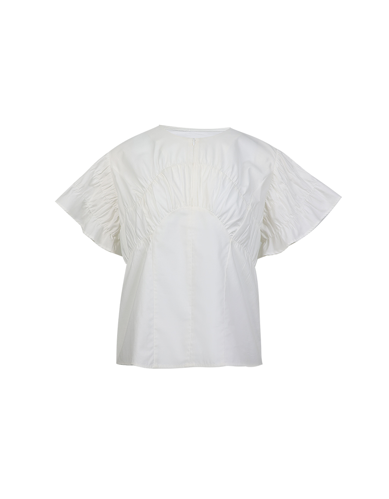 AW25 Seascape Arc Shirring Top BL-8250905 - Image 9