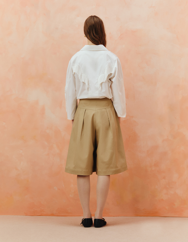 AW25 Bermuda Pleated Shorts PN-8250910 - Image 4