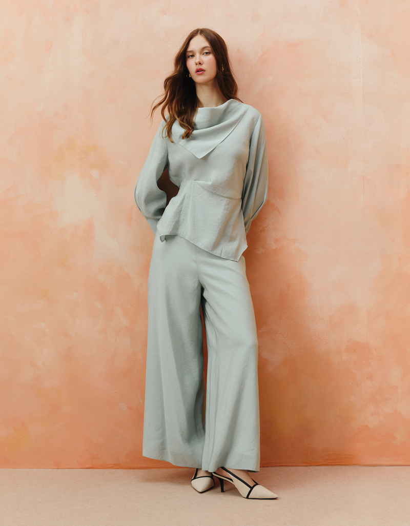 AW25 Wide-Leg Trousers Pants PN-8251004 - Image 3