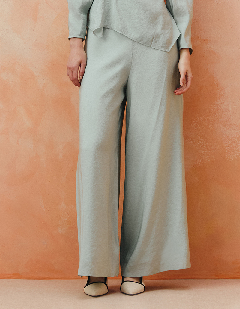AW25 Wide-Leg Trousers Pants PN-8251004