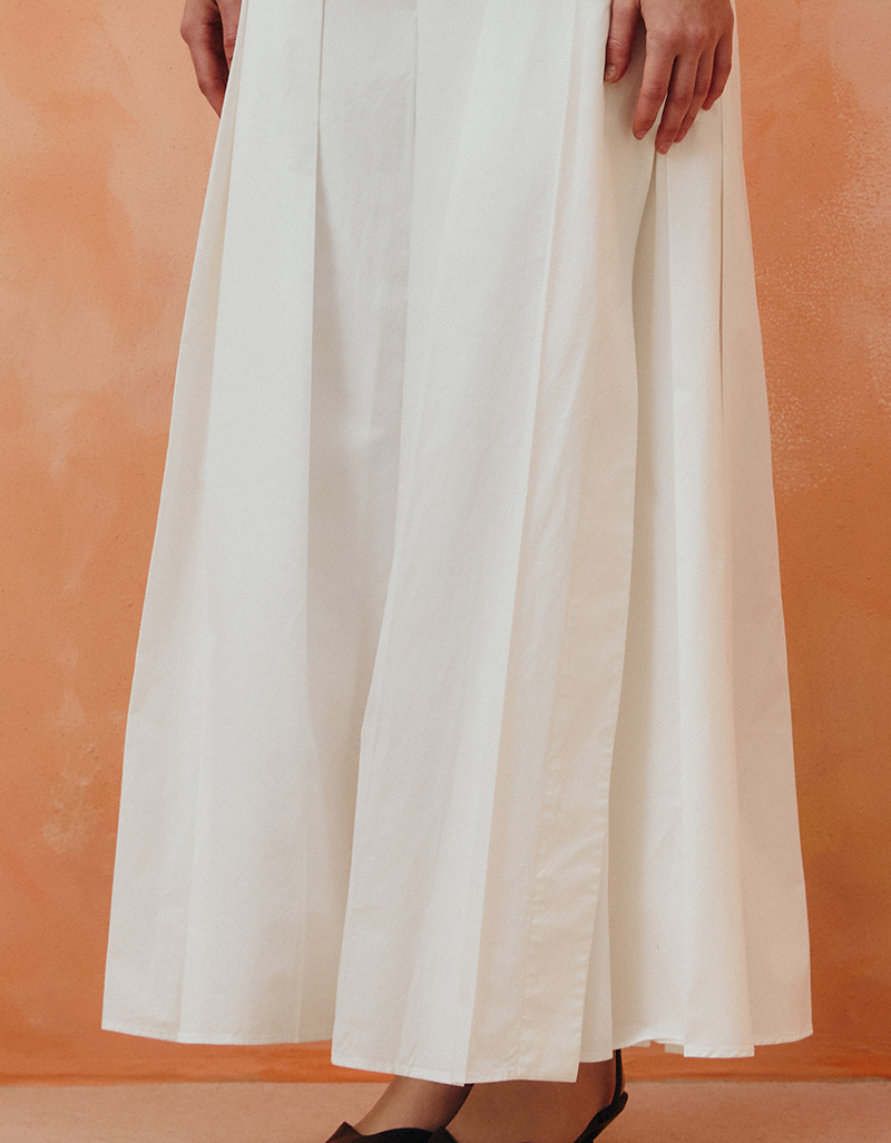 AW25 Pleated Wide-Leg Skirt-Trousers Pants PN-8251012 - Image 5