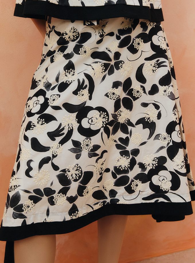 AW25 Lisbon Bloom Skirt SK-8251202