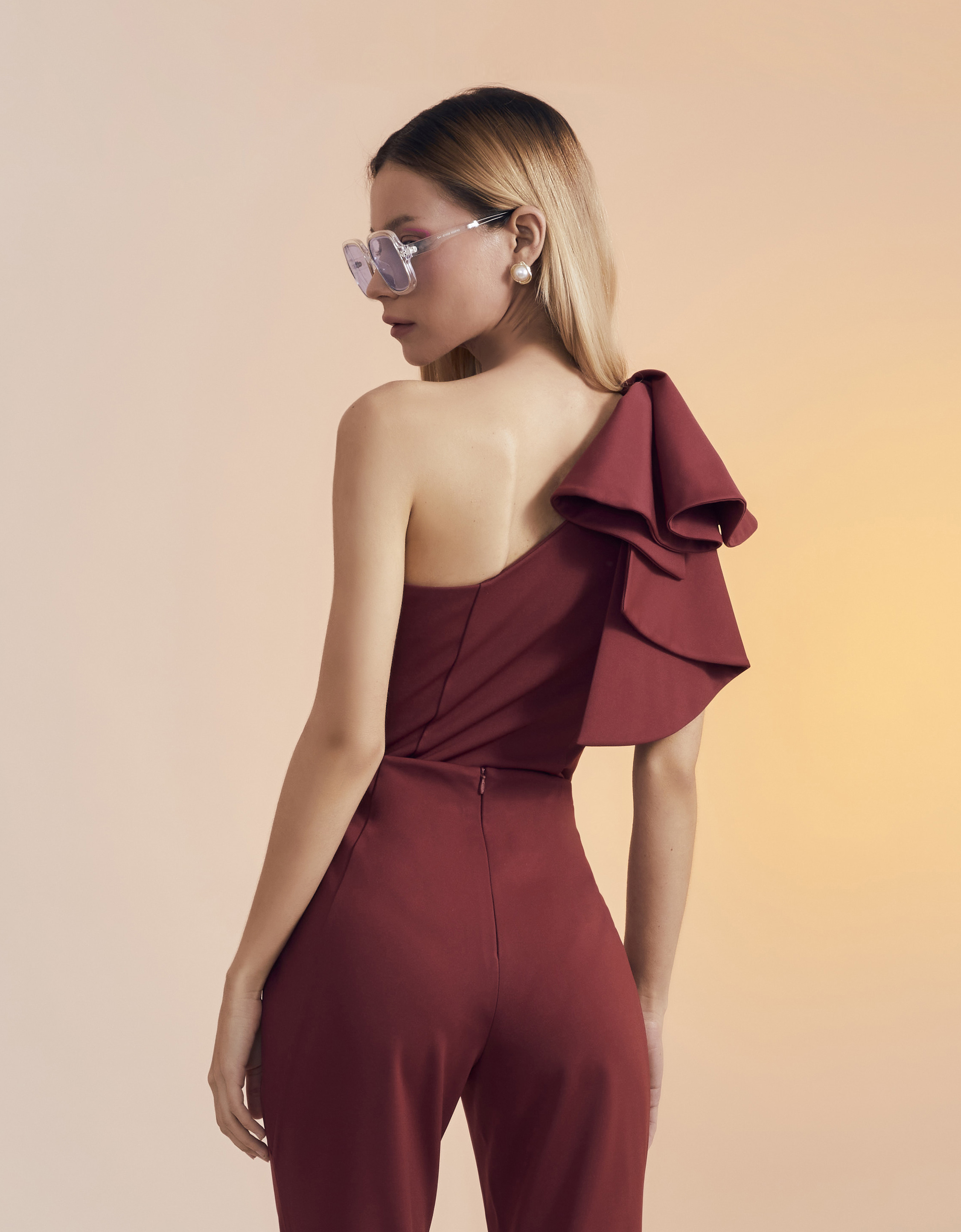 SS23 One Shouldered Drapping Bodysuit BL-8230507 - Image 4
